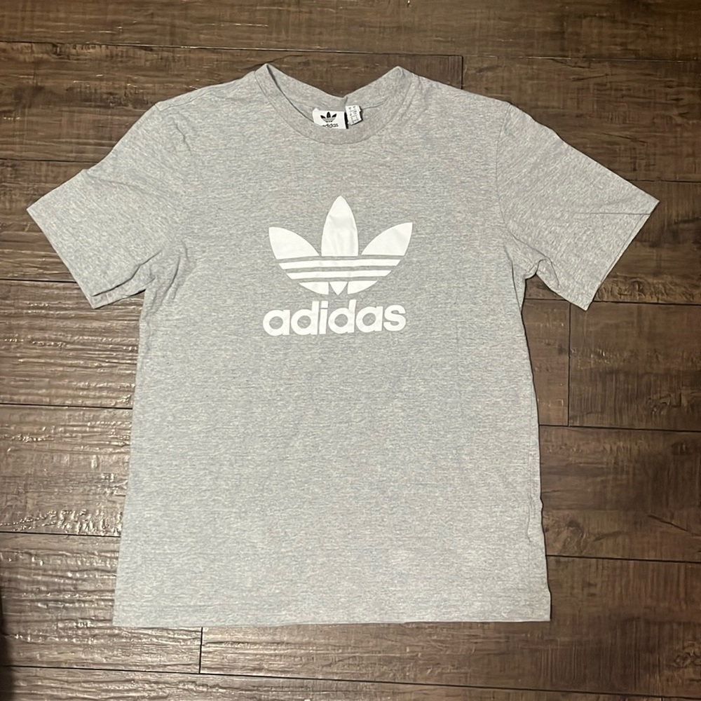 ADIDAS light gray tee